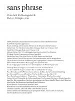 Cover-Bild sans phrase