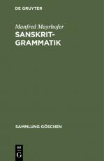 Cover-Bild Sanskrit-Grammatik