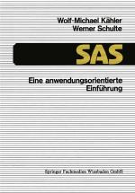 Cover-Bild SAS — Eine anwendungsorientierte Einführung