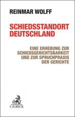 Cover-Bild Schiedsstandort Deutschland