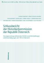 Cover-Bild Schlussbericht der Historikerkommisison der Republik Österreich