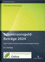 Cover-Bild SchmerzensgeldBeträge 2024 (Buch mit Online-Zugang)