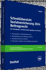 Cover-Bild Schnellübersicht Sozialversicherung 2024 Beitragsrecht