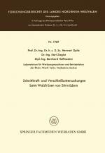 Cover-Bild Schnittkraft- und Verschleißuntersuchungen beim Walzfräsen von Stirnrädern