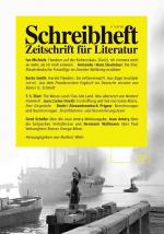 Cover-Bild SCHREIBHEFT 70: Flandern auf der Richterskala / Die SS'er / Erschaffung und Tod von Santa María