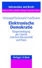 Cover-Bild Schriftenreihe Information und Recht / Elektronische Demokratie