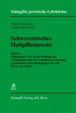 Cover-Bild Schweizerisches Haftpflichtrecht
