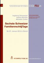 Cover-Bild Sechste Schweizer Familienrecht§tage