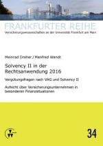 Cover-Bild Solvency II in der Rechtsanwendung 2016