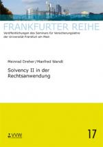 Cover-Bild Solvency II in der Rechtsanwendung