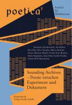Cover-Bild Sounding Archives – Poesie zwischen Experiment und Dokument