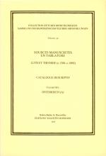 Cover-Bild Sources manuscrites en tablature. Tabulaturen in Handschriften. Laute und Théorbe / Sources manuscrites en tablature. Luth et théorbe (c.1500-c.1800). Catalogue descriptif. Tabulaturen in Handschriften. Laute und Théorbe. Beschreibendes Verzeichnis.