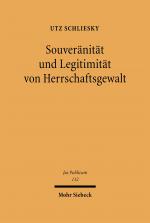 Cover-Bild Souveränität und Legitimität von Herrschaftsgewalt
