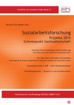 Cover-Bild Sozialarbeitsforschung Projekte 2015