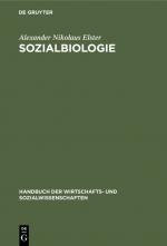 Cover-Bild Sozialbiologie