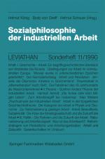 Cover-Bild Sozialphilosophie der industriellen Arbeit