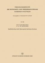 Cover-Bild Spektralanalyse durch Messung des Interferenz-Kontrasts