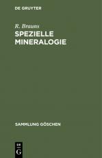 Cover-Bild Spezielle Mineralogie