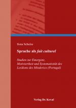 Cover-Bild Sprache als fait culturel