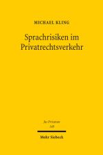 Cover-Bild Sprachrisiken im Privatrechtsverkehr