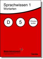 Cover-Bild Sprachwissen 1, Wortarten, Deutsch 5, alle Niveaustufen