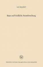 Cover-Bild Staat und friedliche Atomforschung