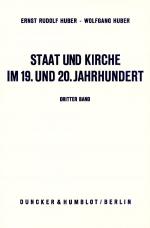 Cover-Bild Staat und Kirche im 19. und 20. Jahrhundert.