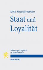 Cover-Bild Staat und Loyalität
