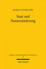 Cover-Bild Staat und Namensänderung