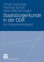 Cover-Bild Staatsbürgerkunde in der DDR