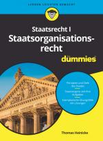 Cover-Bild Staatsrecht I Staatsorganisationsrecht für Dummies