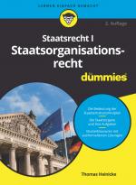 Cover-Bild Staatsrecht I Staatsorganisationsrecht für Dummies