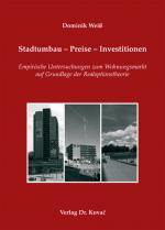 Cover-Bild Stadtumbau - Preise - Investitionen