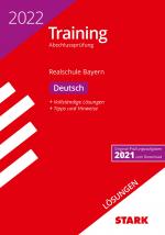 Cover-Bild STARK Lösungen zu Training Abschlussprüfung Realschule 2022 - Deutsch - Bayern
