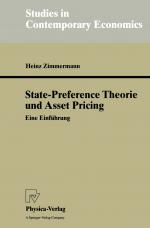 Cover-Bild State-Preference Theorie und Asset Pricing