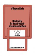Cover-Bild Statistik in den Sozialwissenschaften