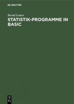 Cover-Bild Statistik-Programme in BASIC