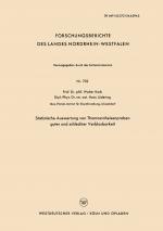 Cover-Bild Statistische Auswertung von Thomasroheisenproben guter und schlechter Verblasbarkeit
