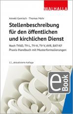 Cover-Bild Stellenbeschreibung für den öffentlichen und kirchlichen Dienst