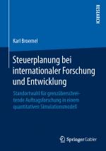 Cover-Bild Steuerplanung bei internationaler Forschung und Entwicklung