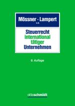 Cover-Bild Steuerrecht international tätiger Unternehmen