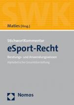 Cover-Bild StichwortKommentar eSport-Recht