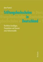 Cover-Bild Stiftungshochschulen in Deutschland
