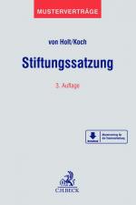 Cover-Bild Stiftungssatzung