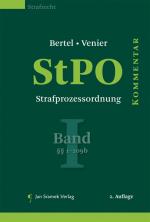 Cover-Bild StPO - Strafprozessordnung, Band I