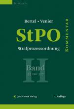 Cover-Bild StPO - Strafprozessordnung, Band II