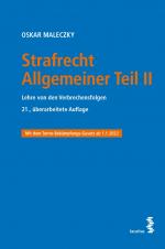 Cover-Bild Strafrecht Allgemeiner Teil II