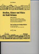 Cover-Bild Straßen, Häuser und Plätze der Stadt Grimma