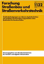 Cover-Bild Straßenbefestigungen aus dünnen Asphaltschichten auf qualitativ hochwertigen Tragschichten ohne Bindemittel für Bundesstraßen