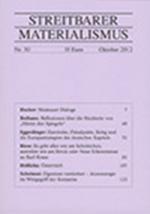 Cover-Bild Streitbarer Materialismus Nummer 30